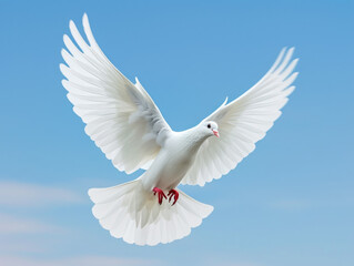Beautiful white dove