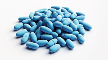 Blue Capsule Pills