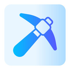 pickaxe gradient icon