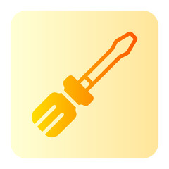 screwdriver gradient icon