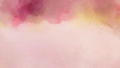 pink background texture watercolor stains and blotches on border mauve pink paper with burgundy valentine s day color - obrazy, fototapety, plakaty