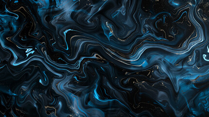 Explore a modern abstract background featuring a striking blend of black and blue hues.