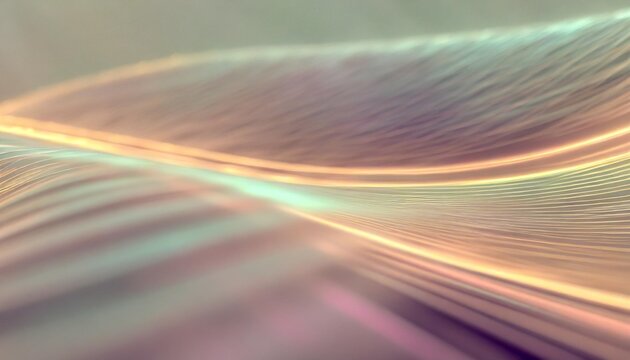 3d render abstract futuristic background with blurry glowing wave and neon lines spiritual energy