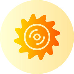 circular saw gradient icon