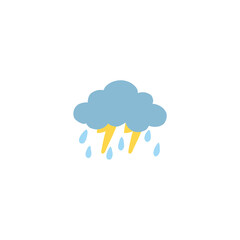 clouds with rainy air temperature cloud