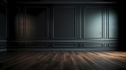 Empty room background, minimalist style interior design, copy space background