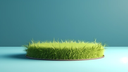 Fototapeta premium Beauty of nature, green plant podium
