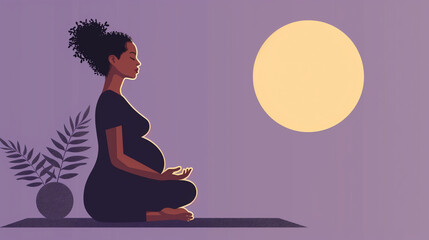 Pregnancy yoga tranquility