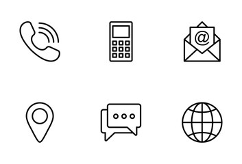 Contact us icon vector isolated on white background. business card contact information icon. web icon vector.