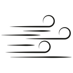 Dynamic wind lines vector. Speed motion symbols. Vector illustration. EPS 10.