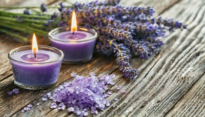 Lavender aroma candles
