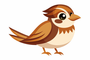 sparrow vector illustration