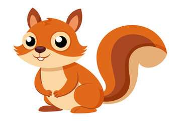 squirrel  vector illustration