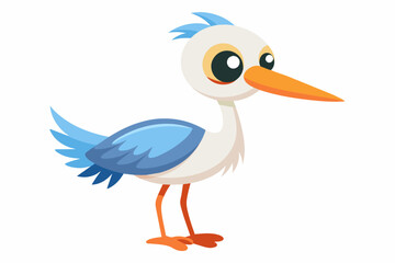 stork bird vector illustration