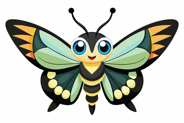 swallowtail butterfiy vector illustration