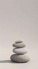 Fototapeta na wymiar Zen Pebbles Harmony and Balance