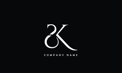 SK, KS,S, K Abstract Letters Logo Monogram