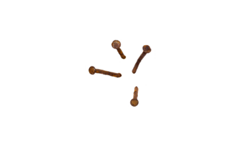Metal nail heads or old iron nails isolated on white background, clipping path