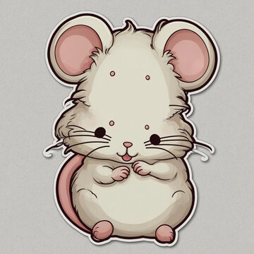 character, cartoon design, logo, brand, icon, image of a cute mouse