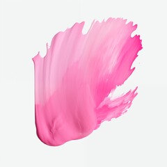Pink paint brush strokes in watercolor