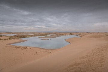 Gobi Desert of Inner Mongolia around Wuhai, China.