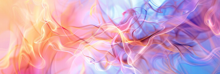 abstract background with colorful smoke, generative AI