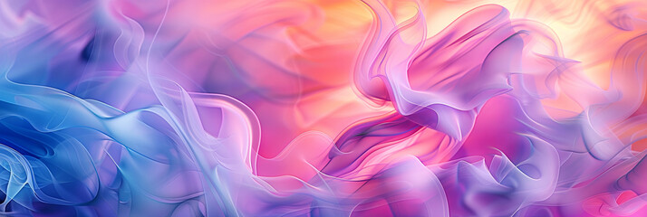 abstract background with colorful smoke, generative AI