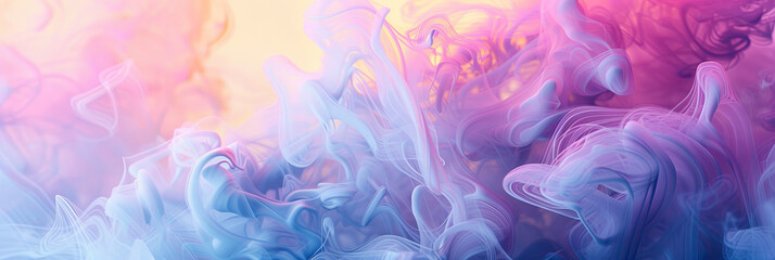Fototapeta premium abstract background with colorful smoke, generative AI