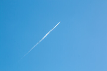 airplane in sky