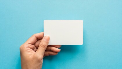 Business Card being Held by Hand - Mockup for Business Card - Personal Promotion for Business - Entrepreneurship