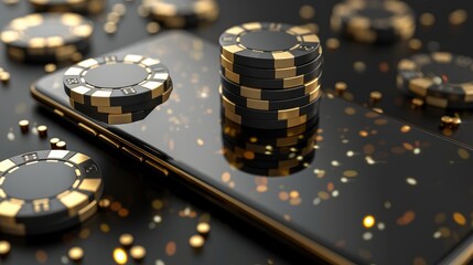 Casino, online gaming, app Texas Hold'em, roulette, and a variety of chips for an immersive and thrilling gaming mobile device and live games .