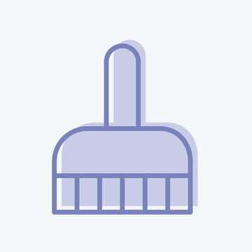 recommend clip art: Icon Cleaning Brush. suitable for Kids symbol. two tone style. simple design editable. design template vector. simple illustration