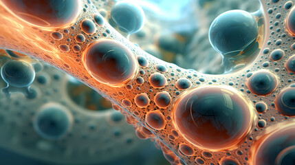 Abstract art, chaos and order merge in patterns