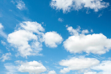 Naklejka na ściany i meble Blue sky with cloud for background