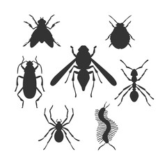 insect silhouette collection4