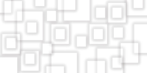 Abstract white background design with layers of textured white transparent material in triangle and squares shapes. White color technology concept geometric line vector white light grey background.