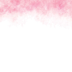水彩テクスチャの背景素材　ピンク　春イメージ　正方形