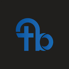 Obraz premium Letter tb logo, vector design template