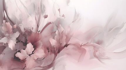 light soft pink abstract floral background