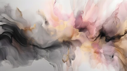 soft pink gold marble cloud pattern abstract smoke background