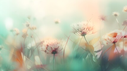 spring flowers abstract floral background