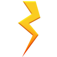Illustrated lightning flat graphic style
