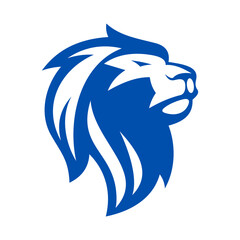 Lion Head Vector Logo Design Template