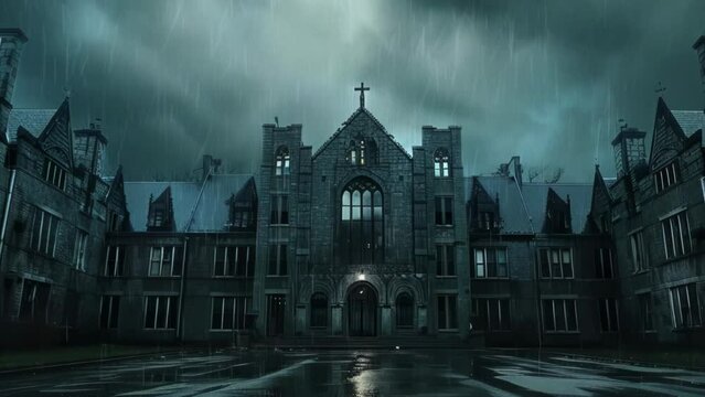 Rainy Night at the Haunted Mansion