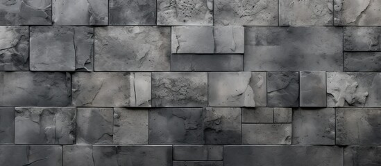 Detailed close-up view of a textured wall featuring a intricate stone pattern, providing a captivating visual
