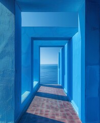 Mind-Bending Illusions Ocean-inspired blues Architectural Photography Contemplative Environmental and Green Design ,