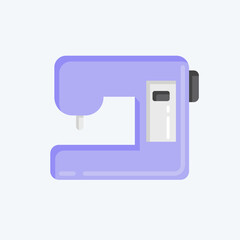 Fototapeta premium Icon Sewing Machines. suitable for education symbol. flat style. simple design editable. design template vector. simple illustration