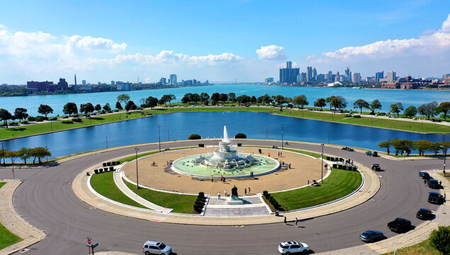 James Scott Fountain, Belle Isle Detroit MI USA