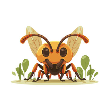 Ants Cartoon Icon, isolated on transparent background, PNG For Designer