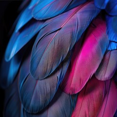 Multiple color feathers